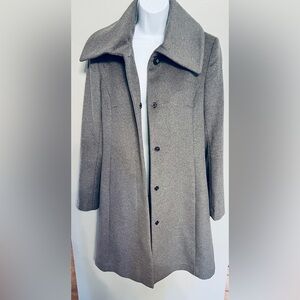 Cole Haan Signature Gray Wool Coat, size 2